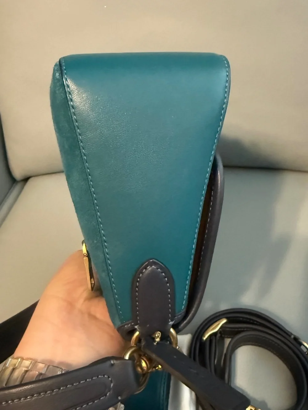 Coach Soft Tabby and Wallet Teal - Picture 5 of 10